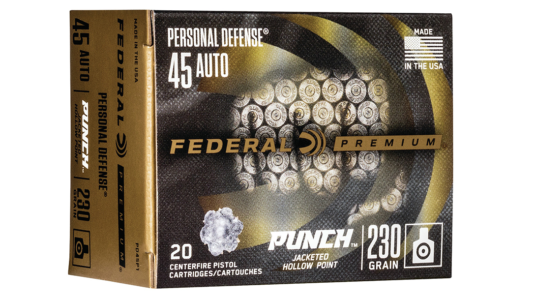 Federal Punch ammo is designed to perform in typical self-defense scenarios.