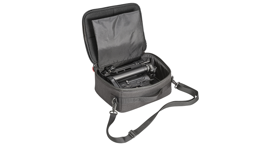 The size of the discreet carry case opens tremendous possibility in terms of carry and transport.