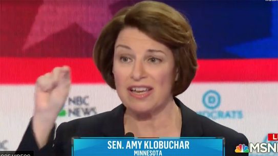 Sen. Amy Klobuchar says a gun buy back program is not confiscation.