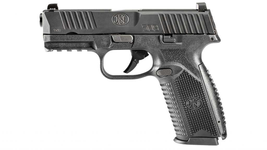 The FN 509 scored well in off-hand accuracy.