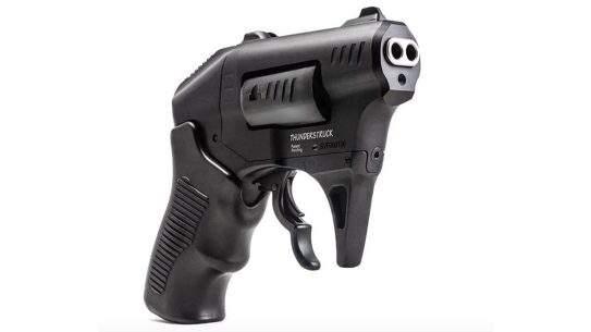The Standard Manufacturing S333 fires two rounds of .22 WMR with every pull of the trigger.