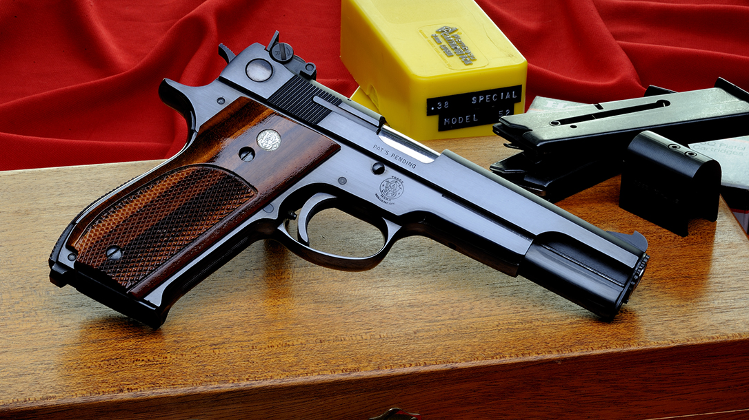 Based on the classic Model 39 and built to compete, the Smith & Wesson Model 52 dominated competition during its short-lived, historic run.