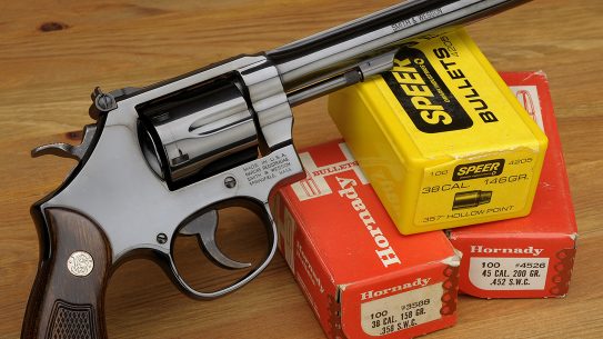 A revolver and a wadcutter bullet can form a formidable package.