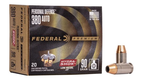 With a 99-grain bullet, and performance testing meeting FBI standards, the new Federal Hydra-Shok 380 load brings performance to carry guns.