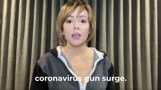 Alyssa Milano, Stop the Coronavirus Gun Surge