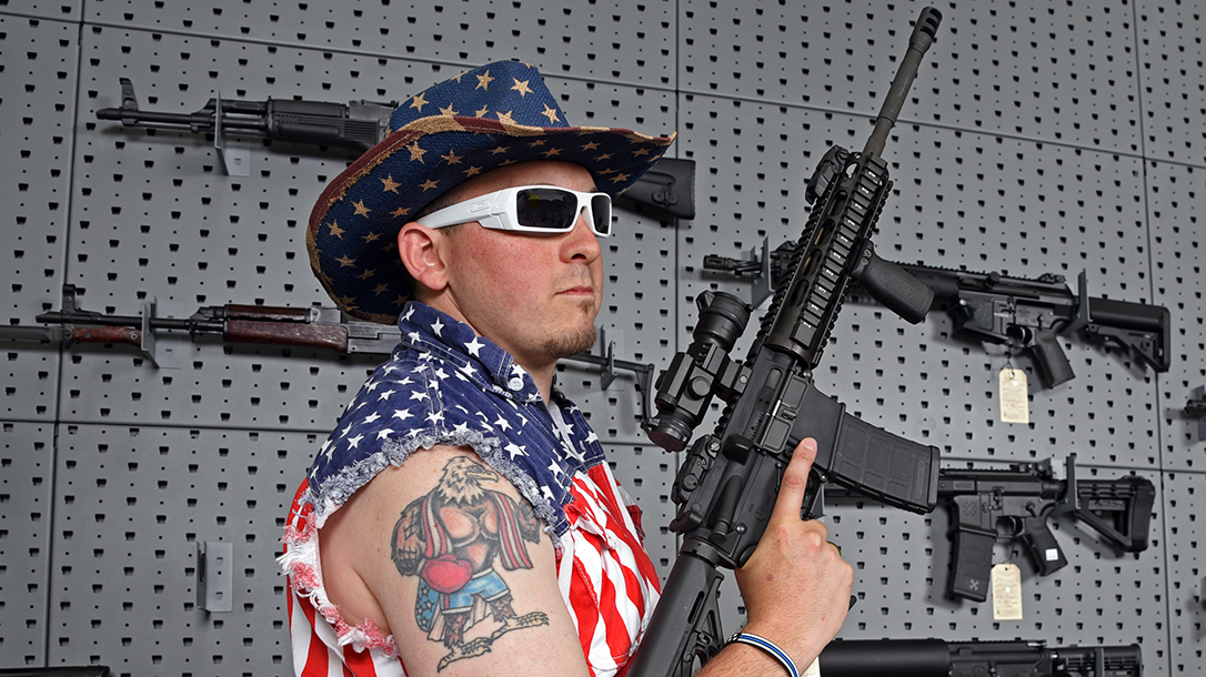 The pissed off patriot can do more harm than good, like open carrying ARs in front of soccer moms. 