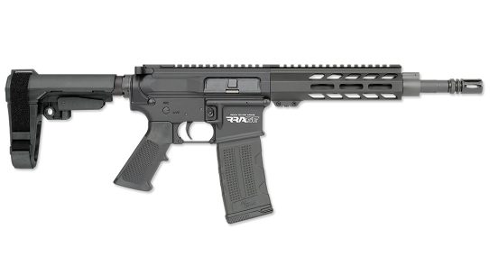 With a 10.5-inch barrel, the Rock River RRAGE pistol excels for home defense.