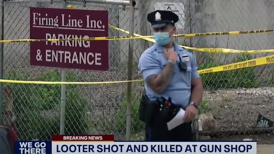 A Philly Gun Store Owner shot and killed a looter.