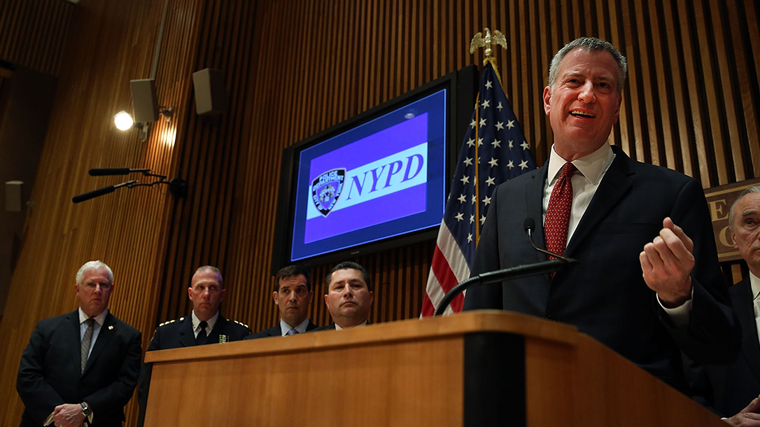 New York City Mayor Bill de Blasio Gun Violence, NYC Shootings