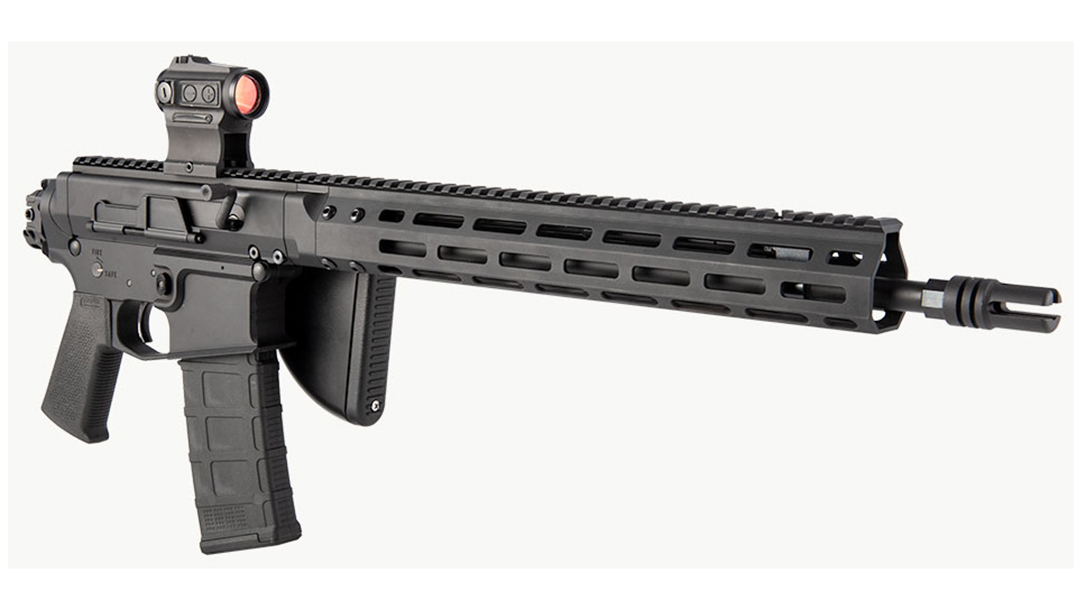 With a short-stroke piston design, and chambered in 300 BLK, the Brownells ...