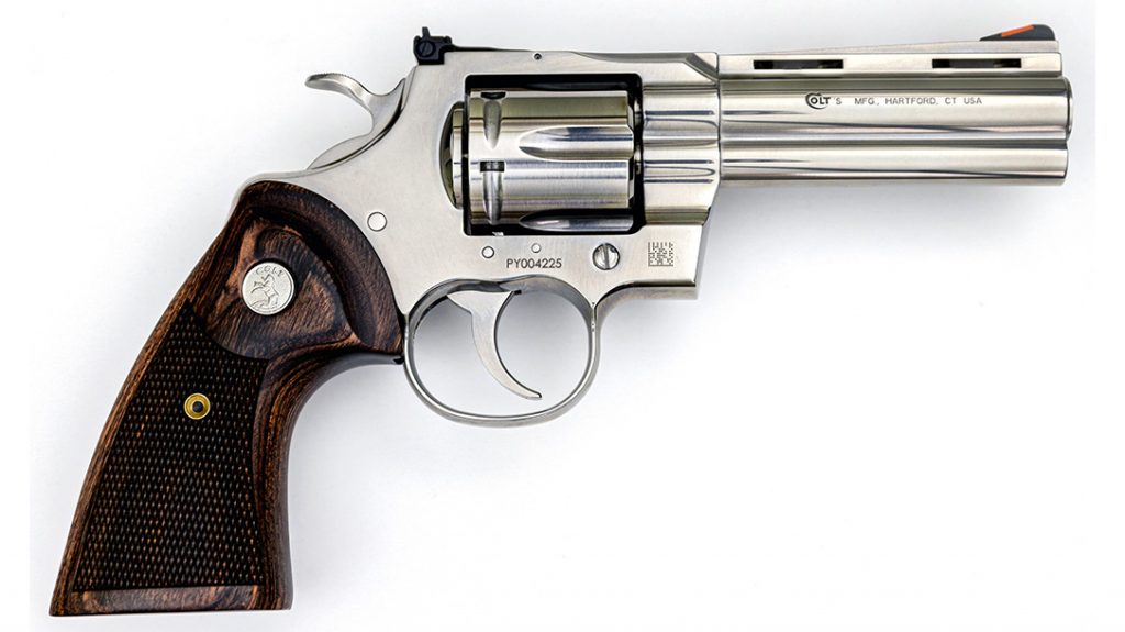 The new Colt Python 357 features less parts, making it even more reliable than the original. 