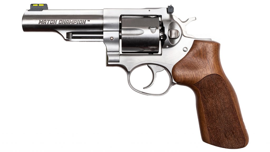 The Ruger GP100 Match Champion is built for competition shooting. 