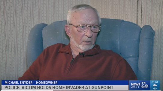 Michael Snyder, 72-year-old Vietnam War veteran held off a home intruder in Pennsylvania.