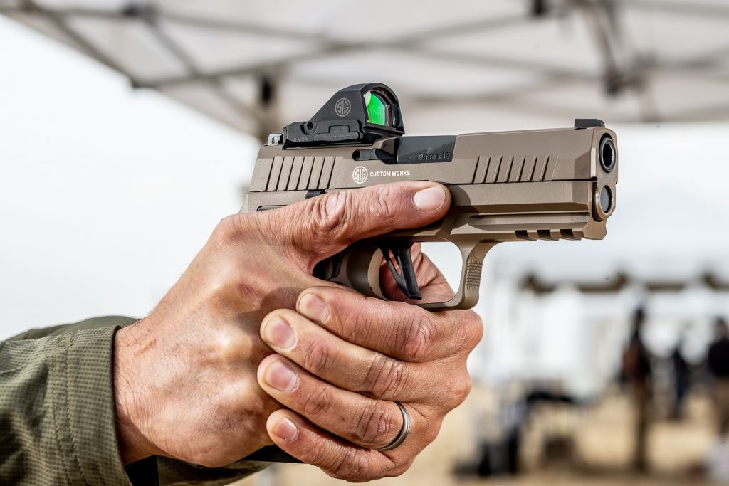 The SIG P320 AXG Scorpion delivers an elevated platform for SIG's signature handgun line.