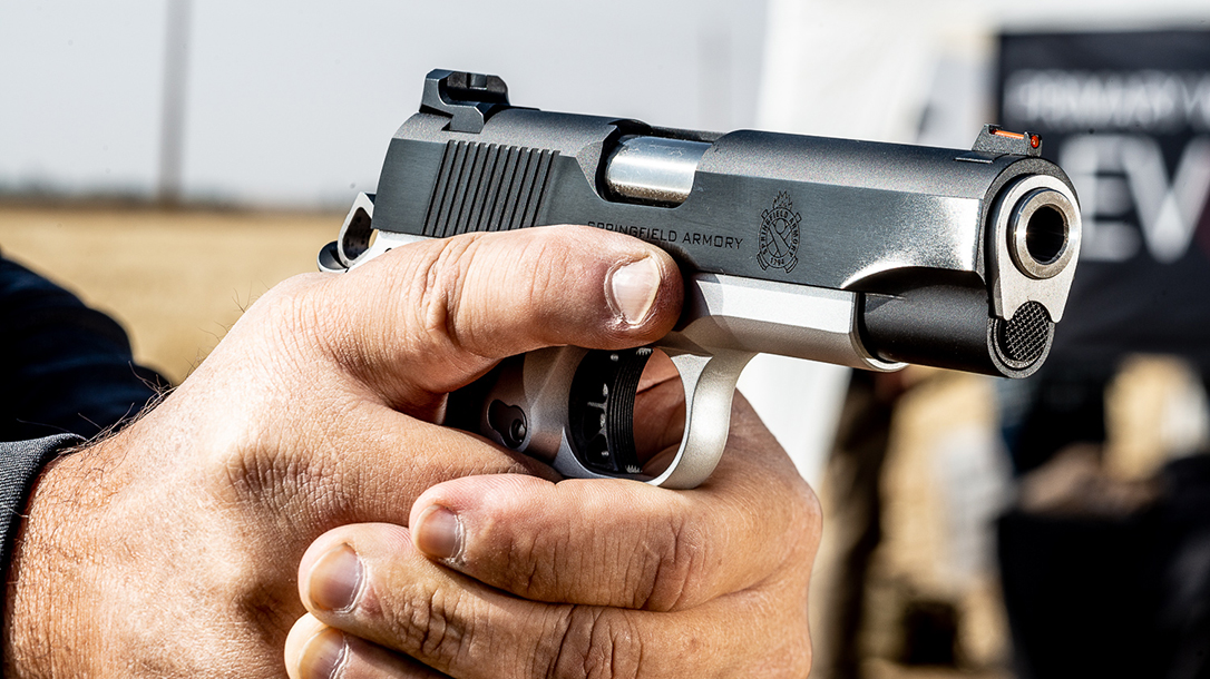The author turned in 1.26-inch groups during testing with the Springfield Armory Ronin.