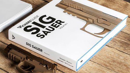 The Vickers Guide: SIG Sauer, Volume 1, features pistols and submachine guns.