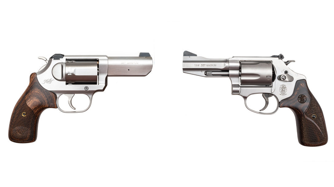 Smith & Wesson and Kimber face off in a .357 Magnum revolver battle.