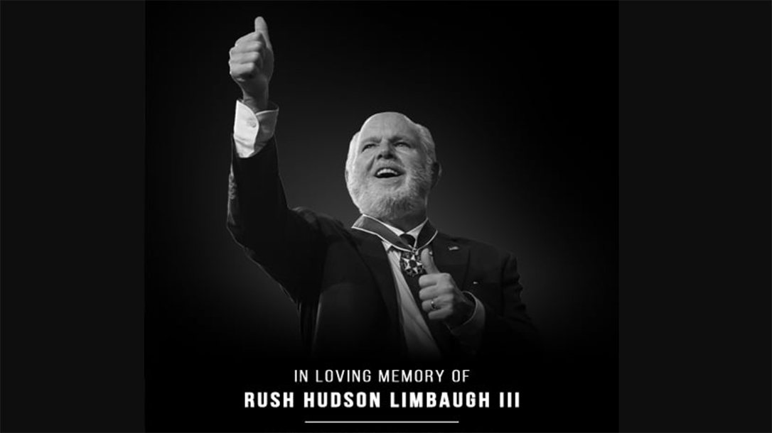 The 2A community lost an advocate with the passing of Rush Limbaugh.