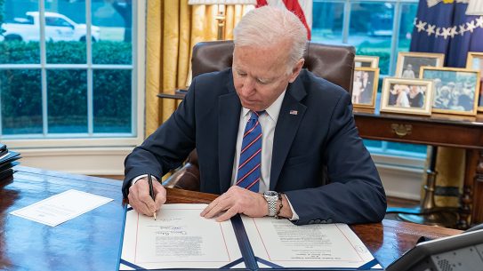 President Joe Biden threatened executive action to advance gun control initiatives.