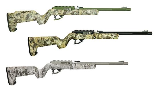 TacSol Kryptec rifle feature new camo patterns on high-end .22s.