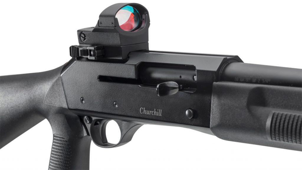 The EAA Churchill Optics Tactical shotguns bring home defense features at a reasonable price.