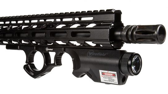 The Firefield Rival XL Forend packages a white light, laser and foregrip into one unit.