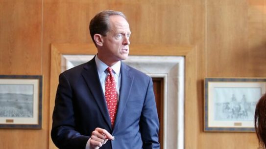 Senator Pat Toomey officially opposes David Chipman for ATF director.