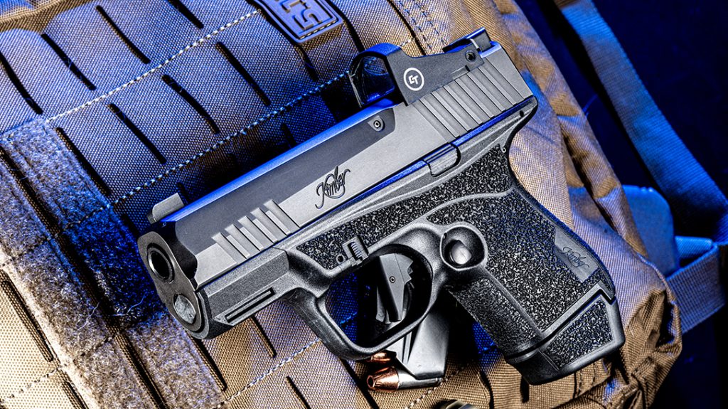 The new Kimber R7 Mako delivers 13+1 rounds of 9mm in a subcompact design. 
