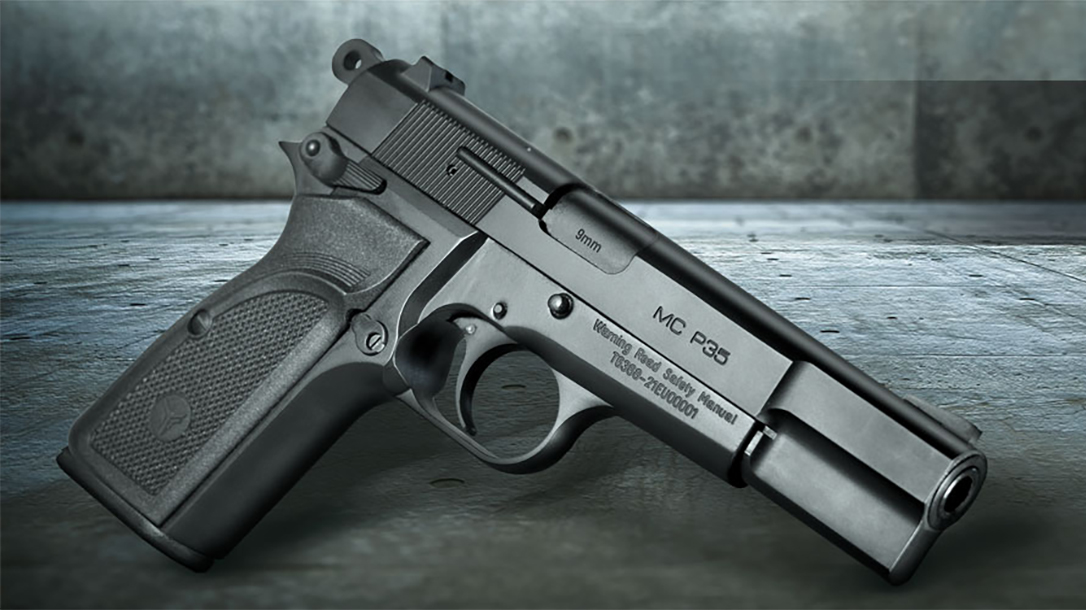 The Girsan MC P35 Semi-Auto Pistol pays homage to a classic John Browning design.
