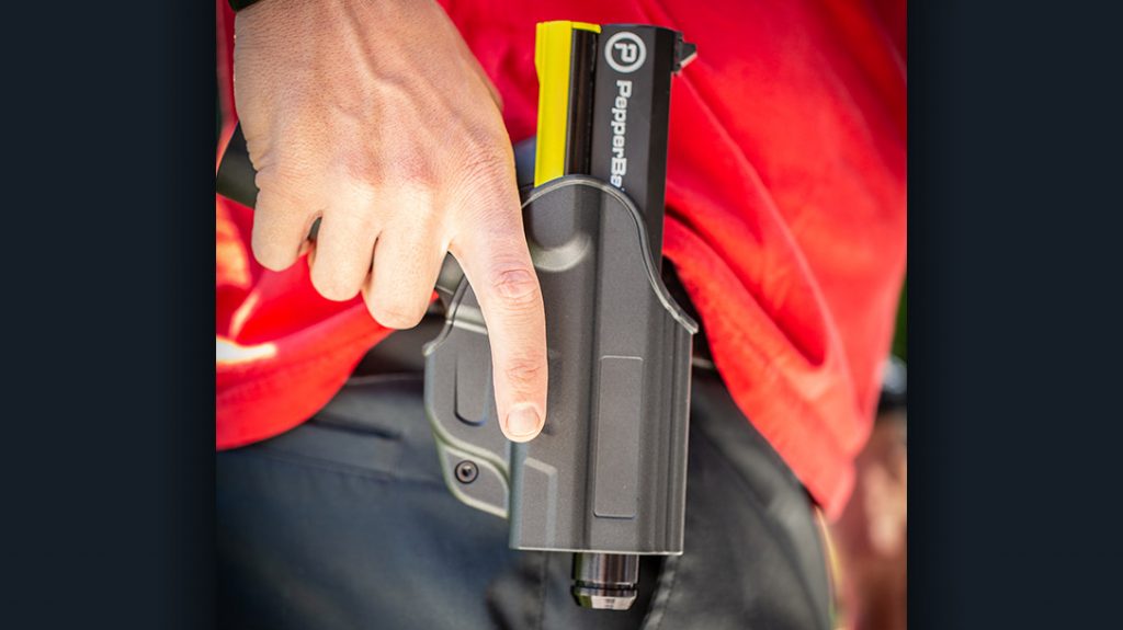With a full-size pistol version, Pepperball allows you to utilize prior firearms training.