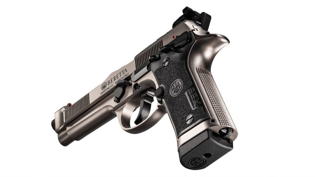 Weight reduction of the Beretta 92X Performance Defense included the loss of the picatinny rail.
