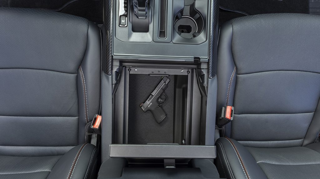 The Ford F-150 Console Security Safe.