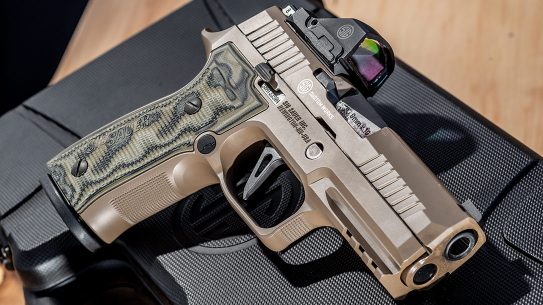 The Sig Sauer P320 AXG Scorpion has features to maximize performance.