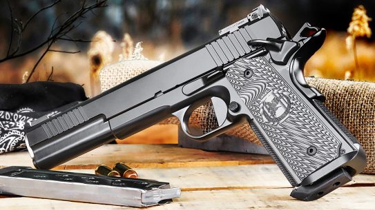 As beautiful as it is functional and accurate, the Nighthawk Shadow Hawk Long Slide model is one of the smoothest pistols the author has ever had the pleasure to shoot.