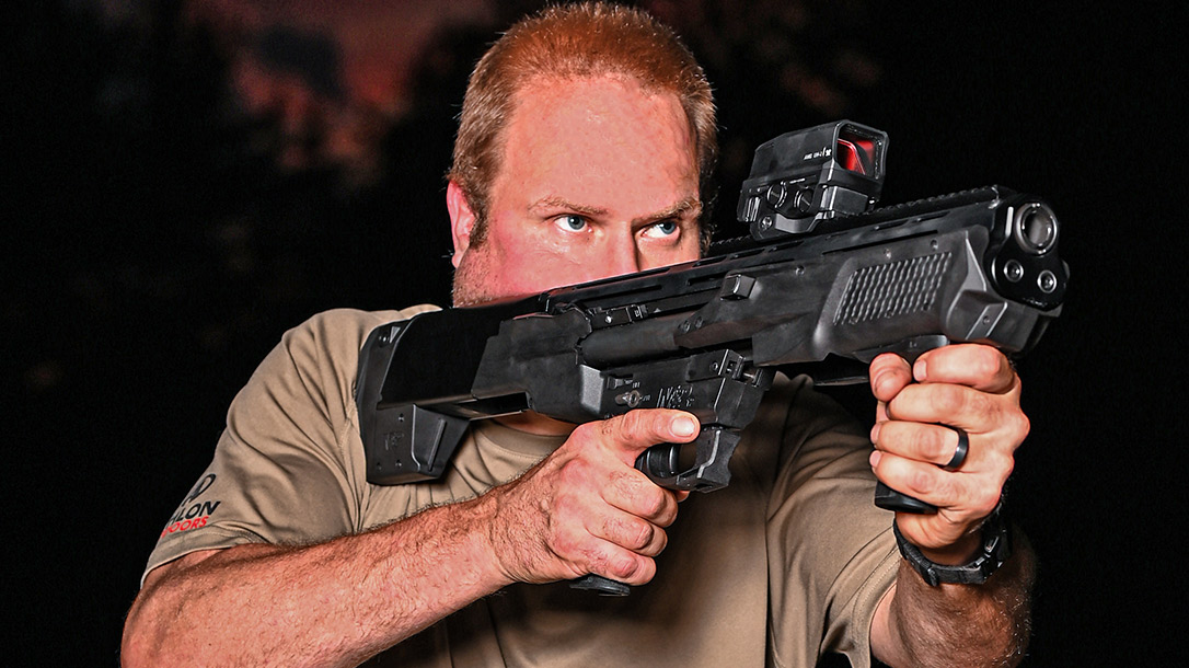 The Smith & Wesson M&P12 Bullpup is the ultimate 12-gauge home defender.