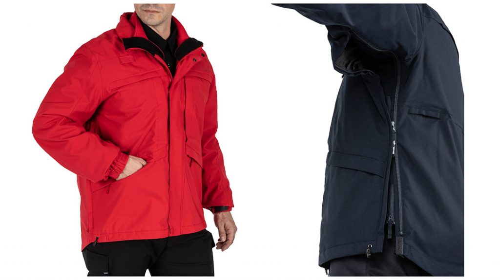 A concealed carry coat, like the 5.11 3-in-1 Parka, is perfect for winter.