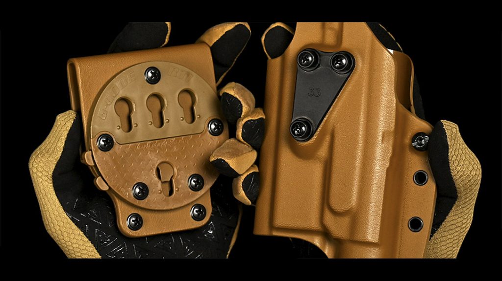The G-Code RTI Hanger System allows you to make your favorite holster easily removable from your battle belt.