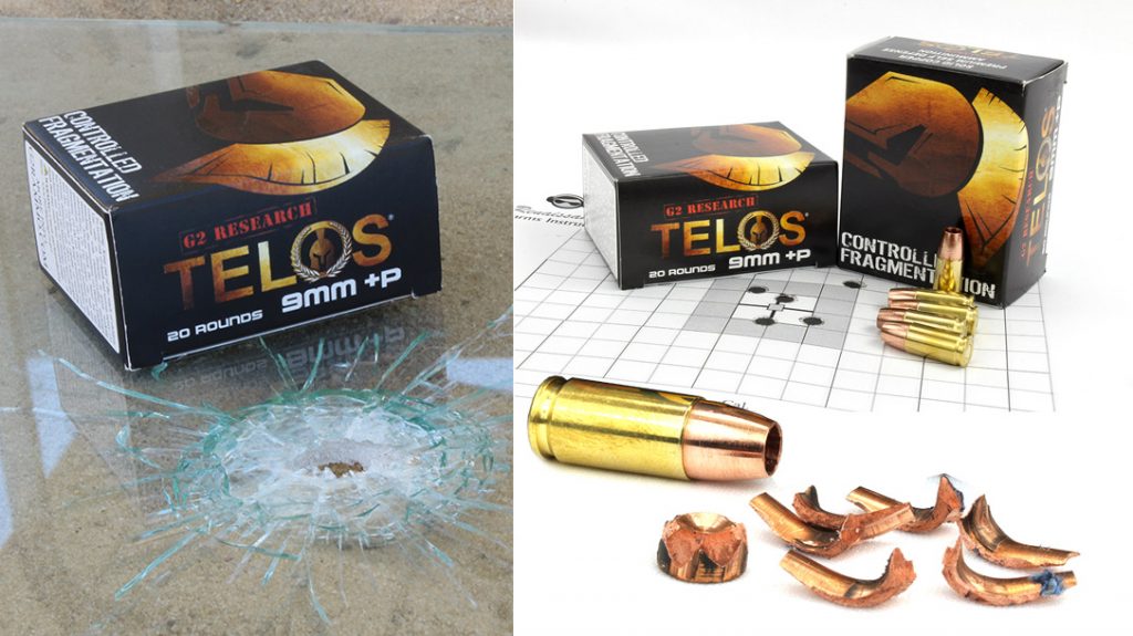 G2’s Telos ammunition punches deeper and fractures a bit more slowly than the R.I.P. offering.