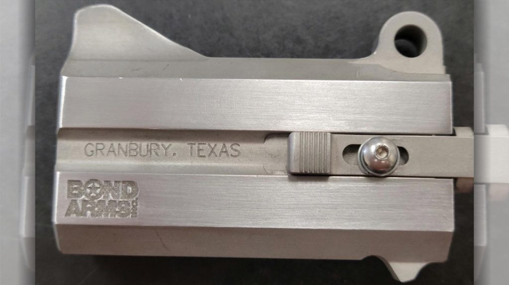 Bond Arms issues Roughneck recall notice.