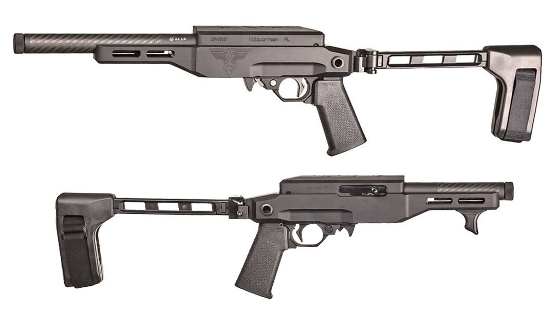 The Volquartsen ENV 22 LR Pistol.