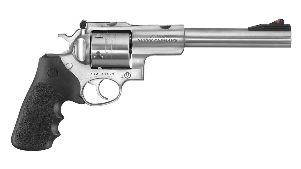 The Ruger Super Blackhawk 454 Casull will also shoot the .45 Long Colt.