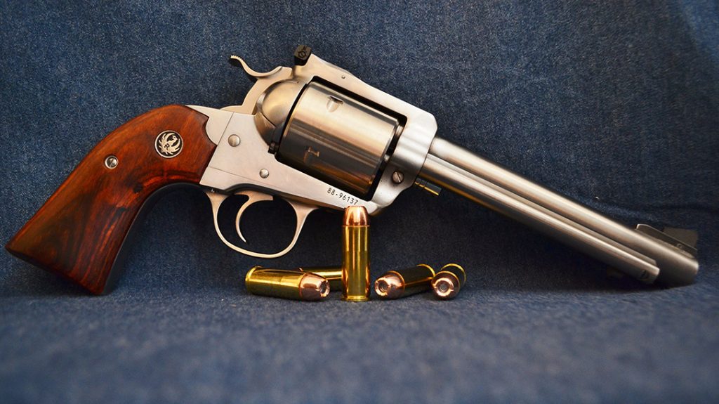 This Ruger New Model Super Blackhawk Bisley is chambered for the .480 Ruger Hell-Boy.