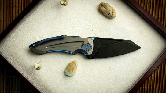 The Jake Hoback Knives Sumo has beautiful lines and a functional form.