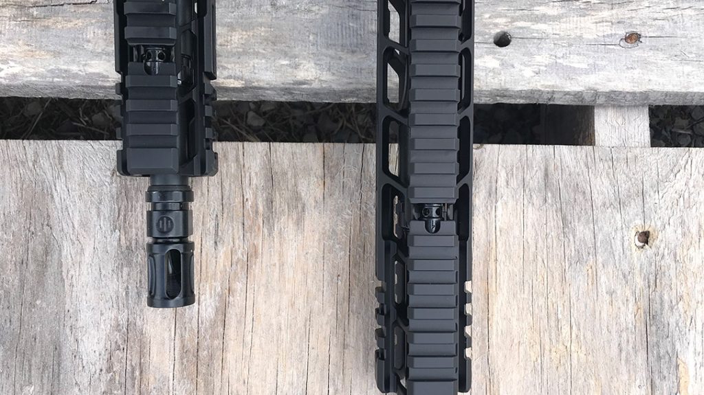 PWS MK1 MOD 2-M weapons feature three-setting adjustable gas regulators accessed through the handguard.