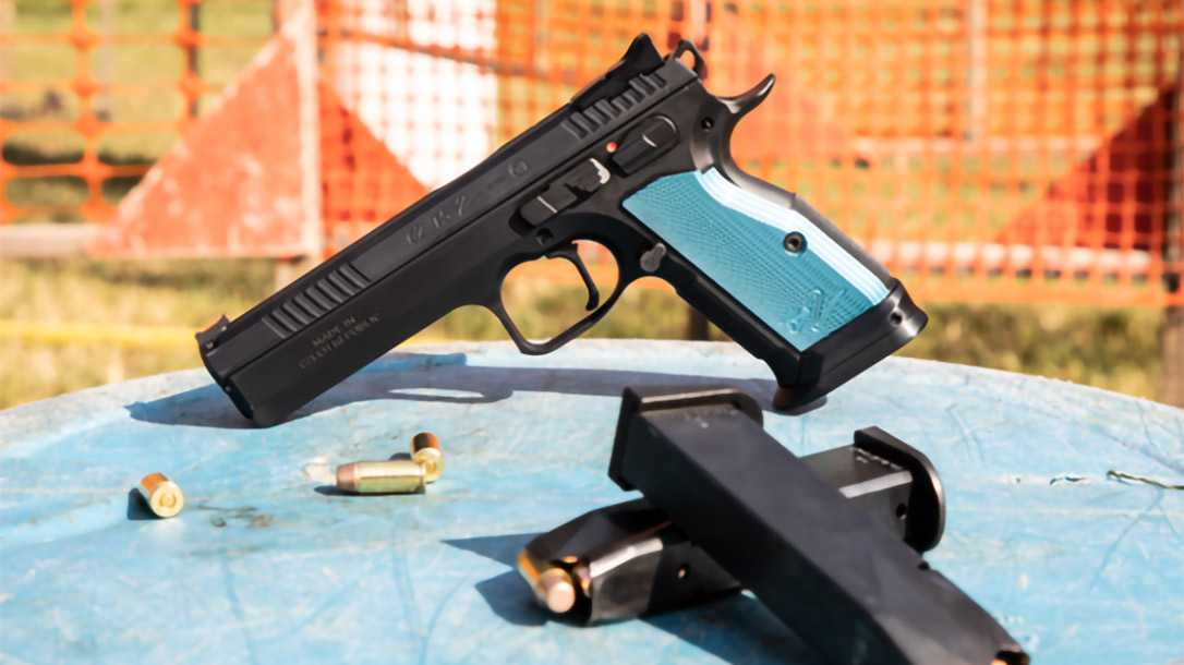 The CZ TS 2 .40 S&W Competition Pistol.