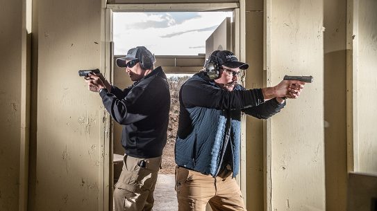 Gunsite’s Team Tactics for Two course immerses participants into realistic scenarios to explore how two people can work together to survive deadly encounters.
