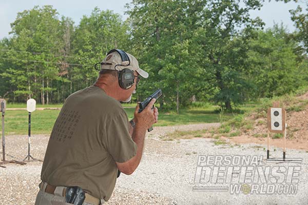 Instructor Ken Hackathorn runs a course to help shooters improve their shooting skills.