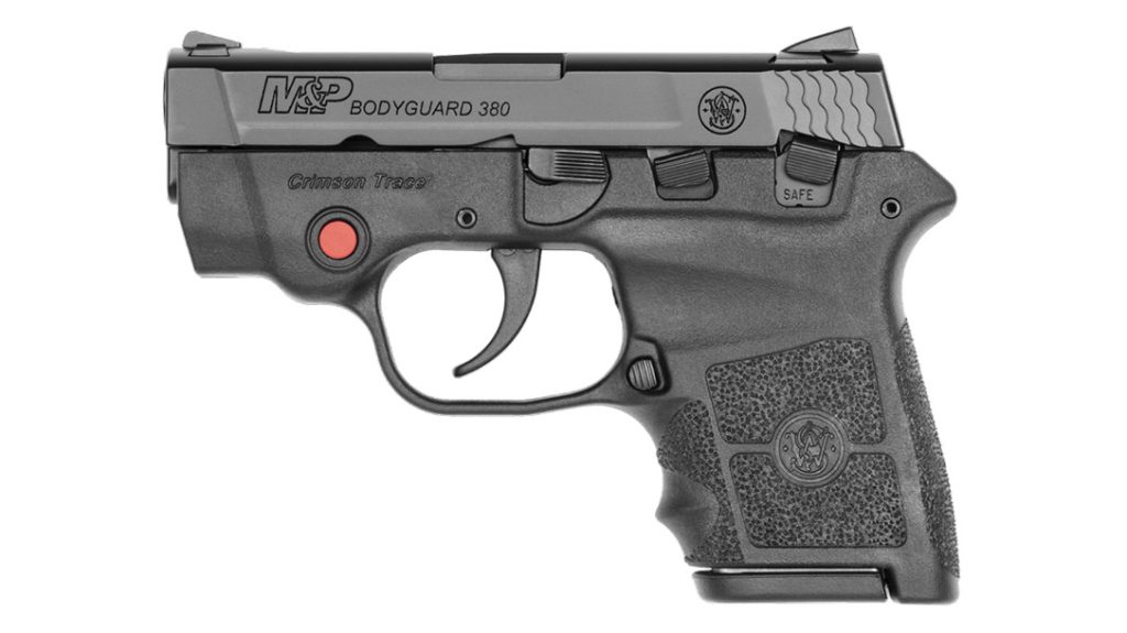 Handguns For Women: Smith & Wesson M&P Bodyguard 380 Crimson Trace.