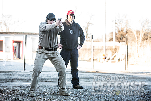 Stance help Improve Pistol Shooting Skills.