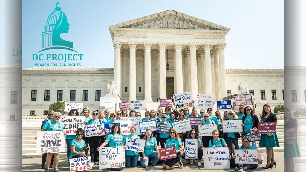 The DC Project delegates hold a rally on the steps of the United States Supreme Court.